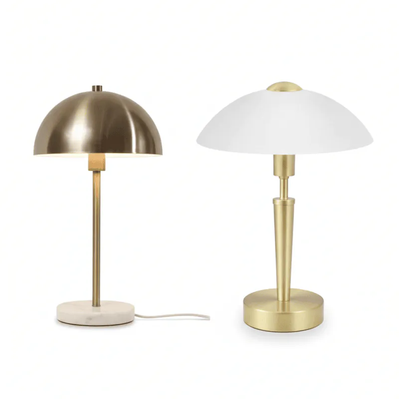 Bordslampor guld