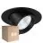 Flerpack 6x Noxion LED Spot Forza V2 Aluminium Svart 28/32/36/40W - 3300/3700/4100/4500lm 36D - 930-940-957 CCT | 160mm - Utskärning   145mm - Bästa Färgåtergivning