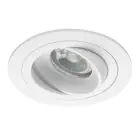 Noxion Infälld Spot Logic MR16 Lutningsbar Vit | Utskärning   80mm - GU10 Sockel